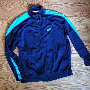 Retro Puma Track Jacket Size L